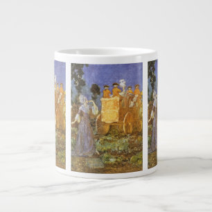 Taza De Café Grande Cuentos de Hadas Antiguos Cenicienta y Hada Madrin