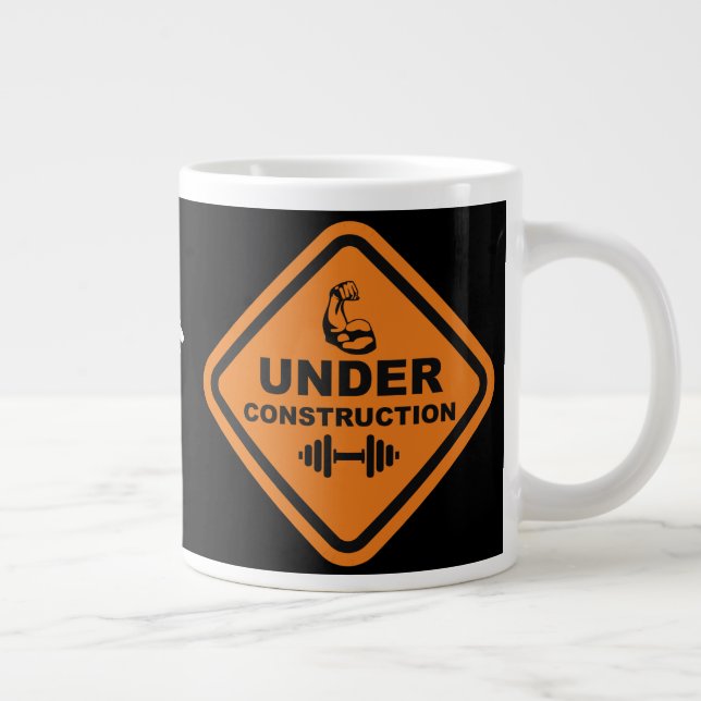 Taza De Café Grande Cuerpo bajo construcción (Derecha)