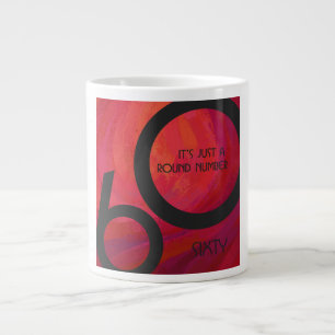 Taza De Café Grande Cumpleaños de la Década Roja 60