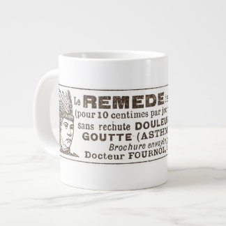 Taza De Café Grande Curación divertida del curandero todo el anuncio
