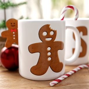 Taza De Café Grande Cute Gingerbread Cookie Gigante Café Mug