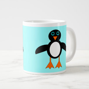 Taza De Café Grande Cute Pingüino Mug