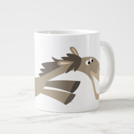 Taza De Café Grande Cute Swift Personalizado Horse Jumbo Mug