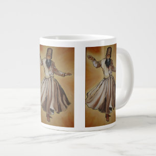 Taza De Café Grande Danzando el arte de la dinastía otomana