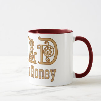 TAZA de café grande de la MIEL SALVAJE de la