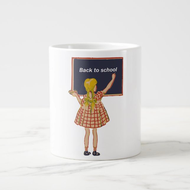 TAZA DE CAFÉ GRANDE DE VUELTA A LA ESCUELA (Frente)