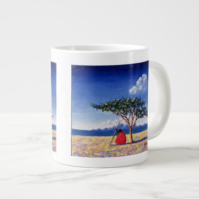 Taza De Café Grande Debajo del árbol 1991 del acacia (Derecha)