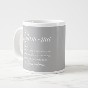 Taza De Café Grande Definición ATRACTIVA de la abuela de las MAMÁES