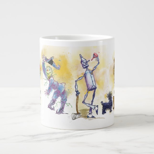 TAZA DE CAFÉ GRANDE DEL MAGO DE OZ (Frente)