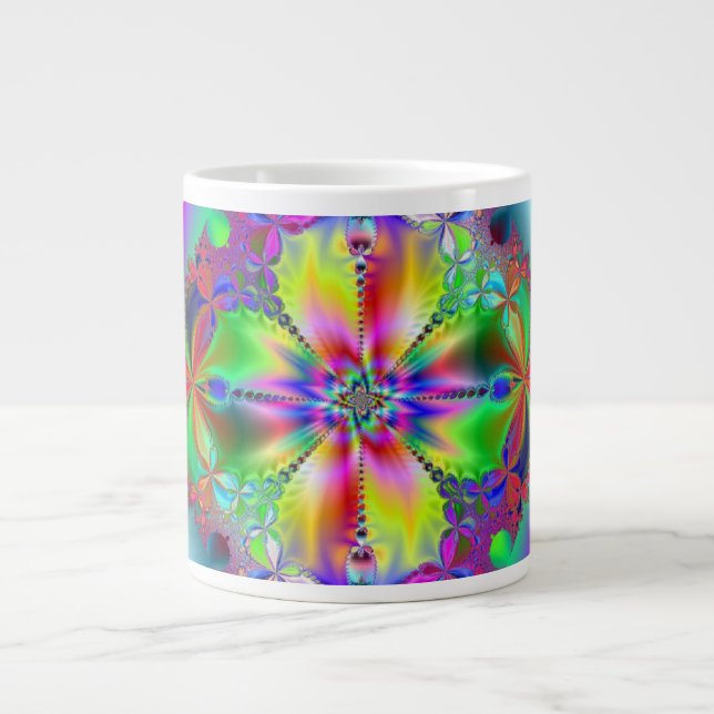 Taza De Café Grande Dentro de la flor (Frente)