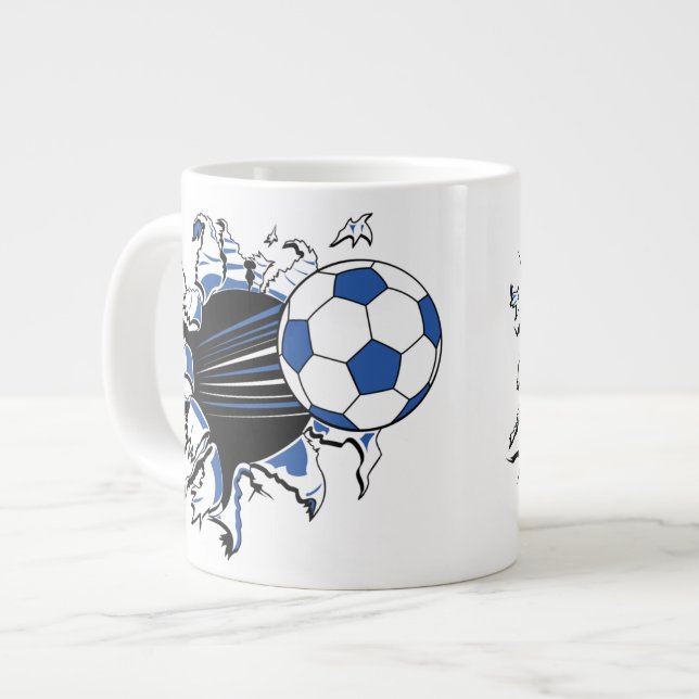 Taza De Café Grande Descanso de voleibol (Izquierda)