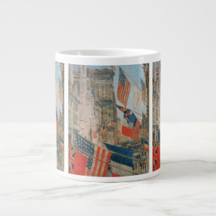 Taza De Café Grande Día de los Aliados, mayo de 1917 por Childe Hassam