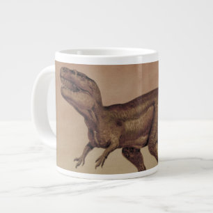 Taza De Café Grande Dinosaurios antiguos, Giganotosaurus carnívoro
