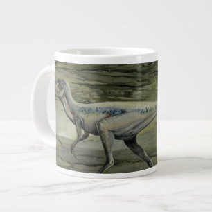 Taza De Café Grande Dinosaurios antiguos, un Hypsilophodon del Cretáci