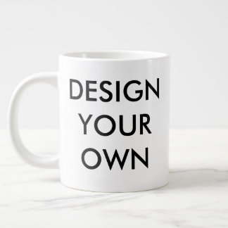 Taza De Café Grande Diseñe su propio Personalizado Jumbo Mug Personali