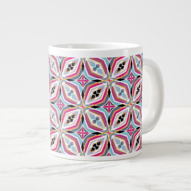 Taza De Café Grande Diseño de patrón único (Derecha)