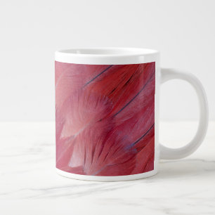 Taza De Café Grande Diseño de pluma de loro gris africano