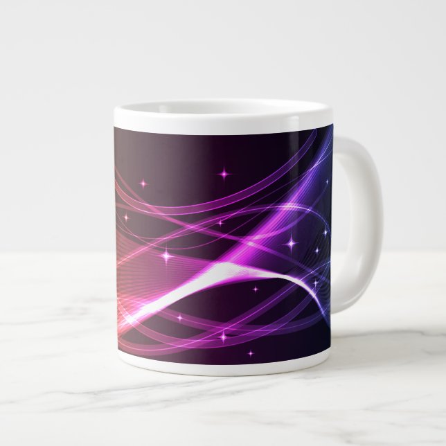 Taza De Café Grande Diseño gráfico 26 Mug (Derecha)