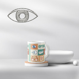 Taza De Café Grande Diseño iónico óptico profesional