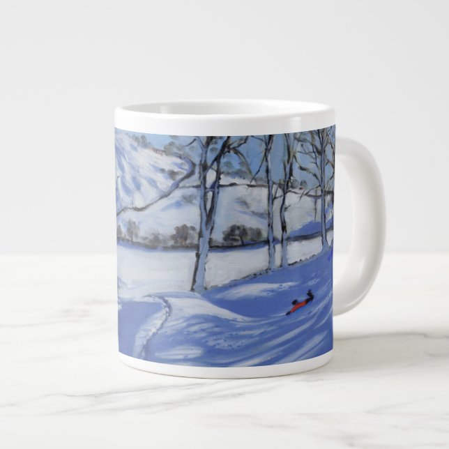Taza De Café Grande Distrito máximo 2012 de Sledging Derbyshire (Derecha)