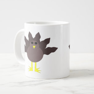 Taza De Café Grande Divertido Día de Gracias Turquía Mug