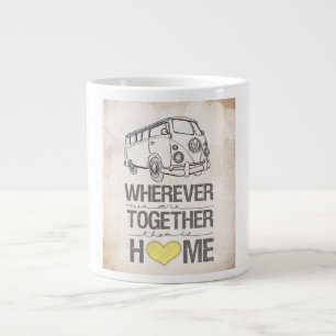 Taza De Café Grande Dondequiera que seamos juntos las series