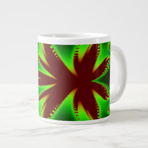 Taza De Café Grande Dragonfly en Flames Mug