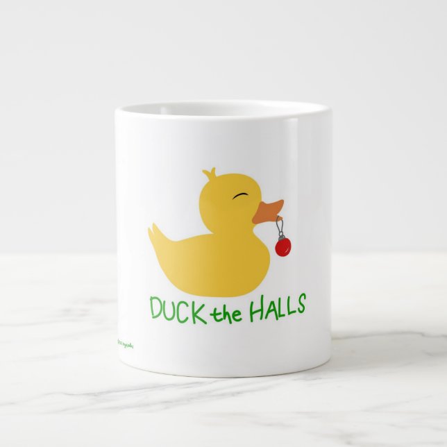 Taza De Café Grande Duck los pasillos (Frente)