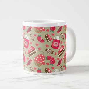 Taza De Café Grande Dulces retros