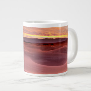 Taza De Café Grande Dunas de arena rosa, Valle de la Muerte, CA