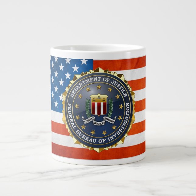 Taza De Café Grande Edición especial del FBI [200] (Frente)