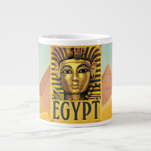Taza De Café Grande Egipto -Tutankamón