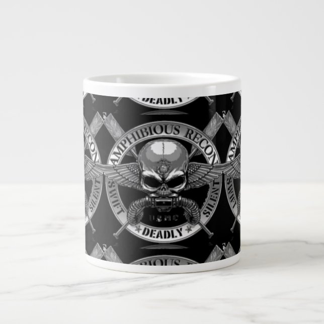 TAZA DE CAFÉ GRANDE EJÉRCITO RENOVADO ANFIBIO (Frente)