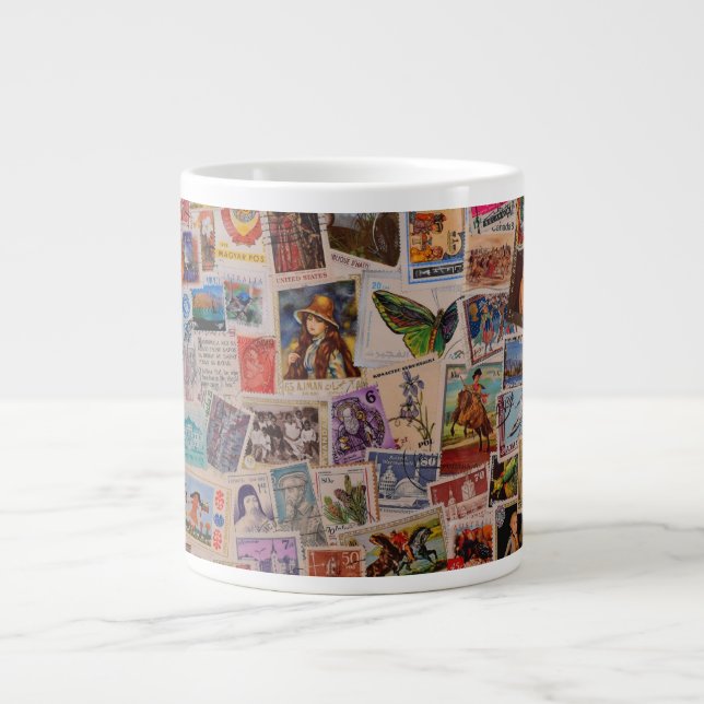 Taza De Café Grande El arte de los sellos - Jumbo Mug (Frente)