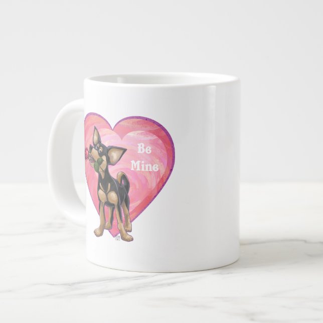 Taza De Café Grande El día de San Valentín de Chihuahua (Izquierda)