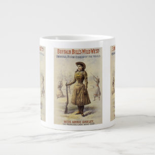 Taza De Café Grande El espectáculo del Salvaje Oeste de Buffalo Bill c