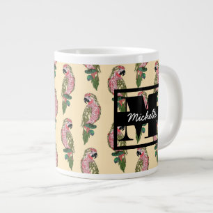 Taza De Café Grande El estilo de Zentangle repite mecánicamente el
