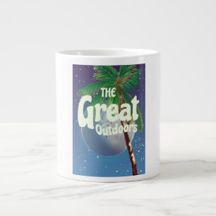 Taza De Café Grande El Gran Aire Libre Palma y Luna