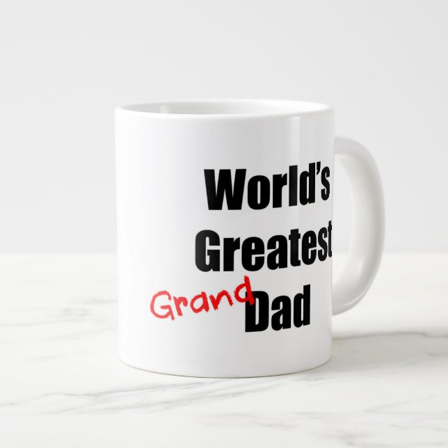 Taza De Café Grande El Grandad más grande del mundo (Derecha)