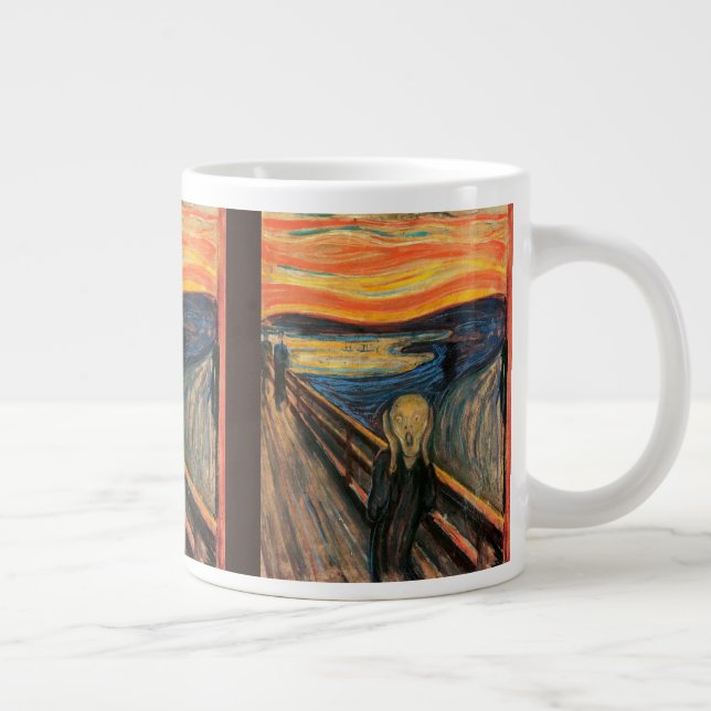 Taza De Café Grande El grito de Edvard Munch (Derecha)