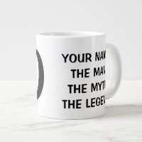 EL HOMBRE EL MITO LA LEYENDA taza extra grande jum