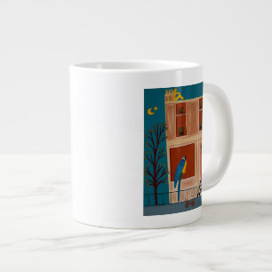 Taza De Café Grande El loro de Bush 2007 del pastor