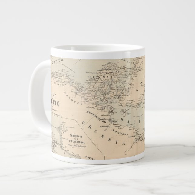 Taza De Café Grande El mar Báltico (Izquierda)
