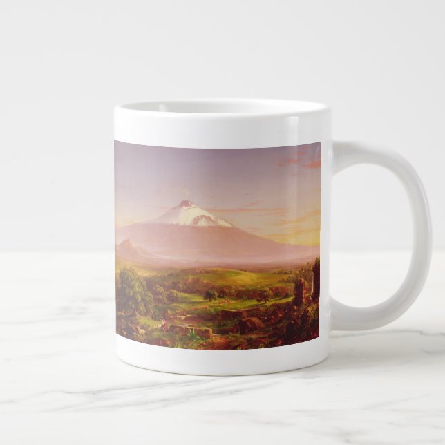 Taza De Café Grande El monte Etna (Derecha)
