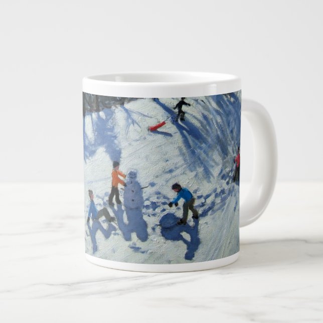 Taza De Café Grande El muñeco de nieve 2 (Derecha)