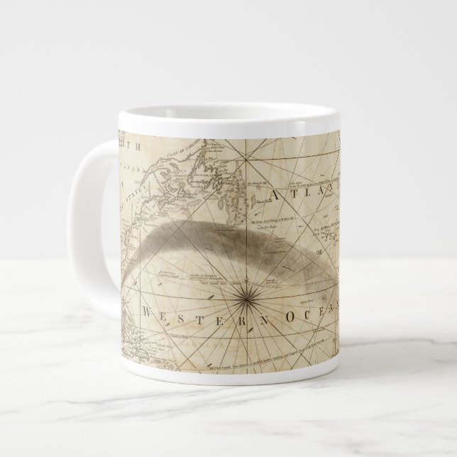 Taza De Café Grande El océano Atlántico (Izquierda)
