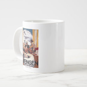 Taza De Café Grande El poster promocional del club en declive