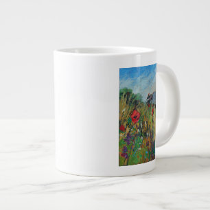Taza De Café Grande El prado florece 2012