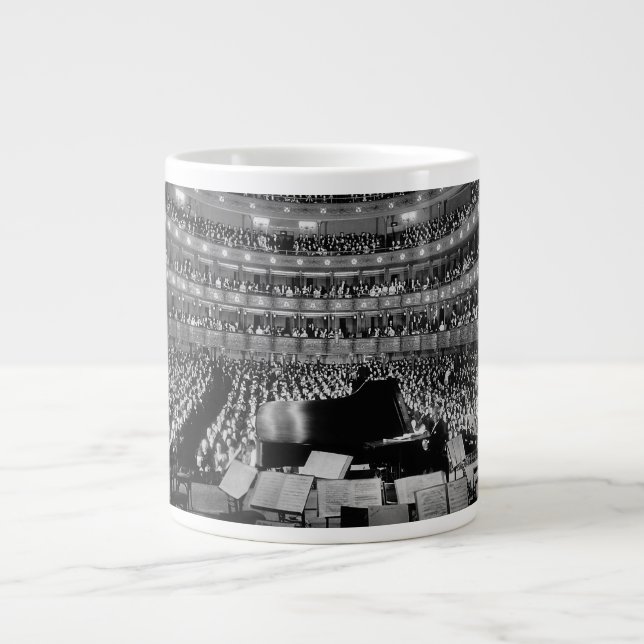 Taza De Café Grande El St metropolitano anterior 1937 del teatro de la (Frente)