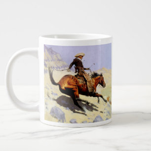 Taza De Café Grande El vaquero de Remington, Militar de caballería vin